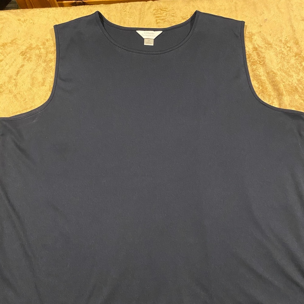 Women’s CJ Banks tank/shell Navy 3x